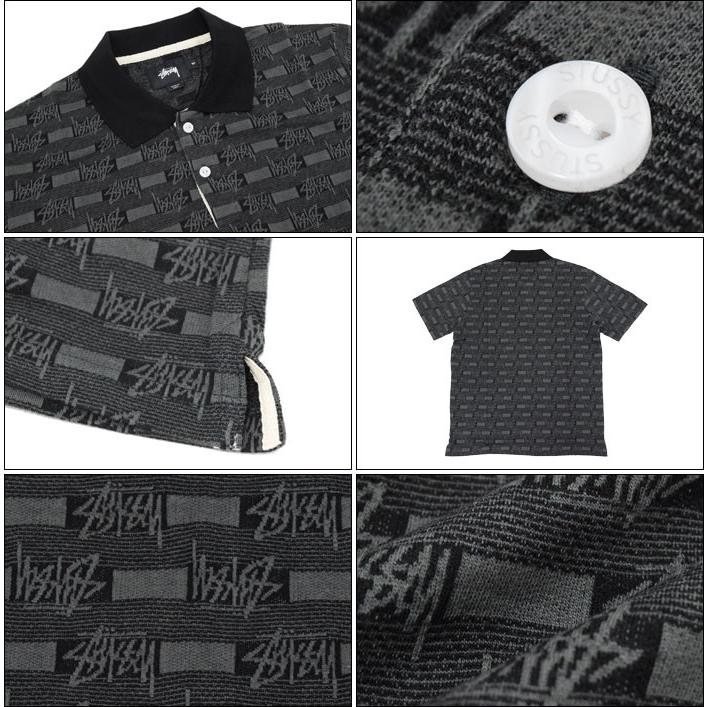 STUSSY（ステューシー） ポロシャツ 半袖 メンズ Jacquard(stussy polo