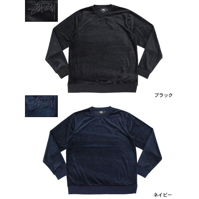 ステューシー STUSSY トレーナー メンズ Velour(stussy crew sweat スウェット トップス メンズ・男性用 114887)｜icefield｜02