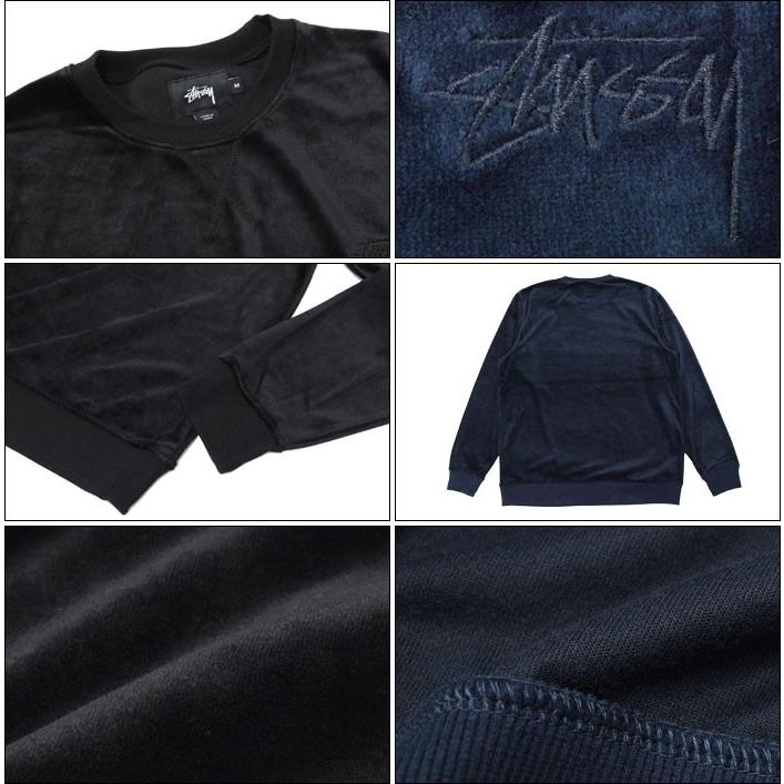 ステューシー STUSSY トレーナー メンズ Velour(stussy crew sweat スウェット トップス メンズ・男性用 114887)｜icefield｜03