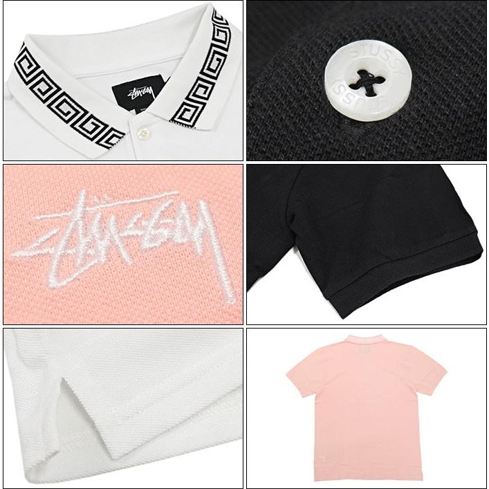 STUSSY ステューシー ポロシャツ 半袖 メンズ Spiral Collar STUSSY ステューシー ポロシャツ 半袖 メンズ Spiral Collar
