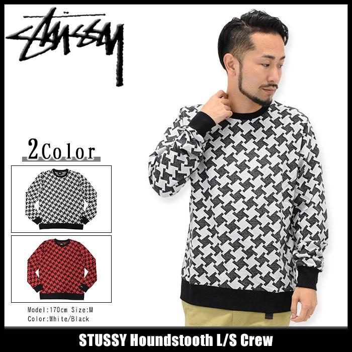 STUSSY（ステューシー） カットソー 長袖 メンズ Houndstooth(stussy