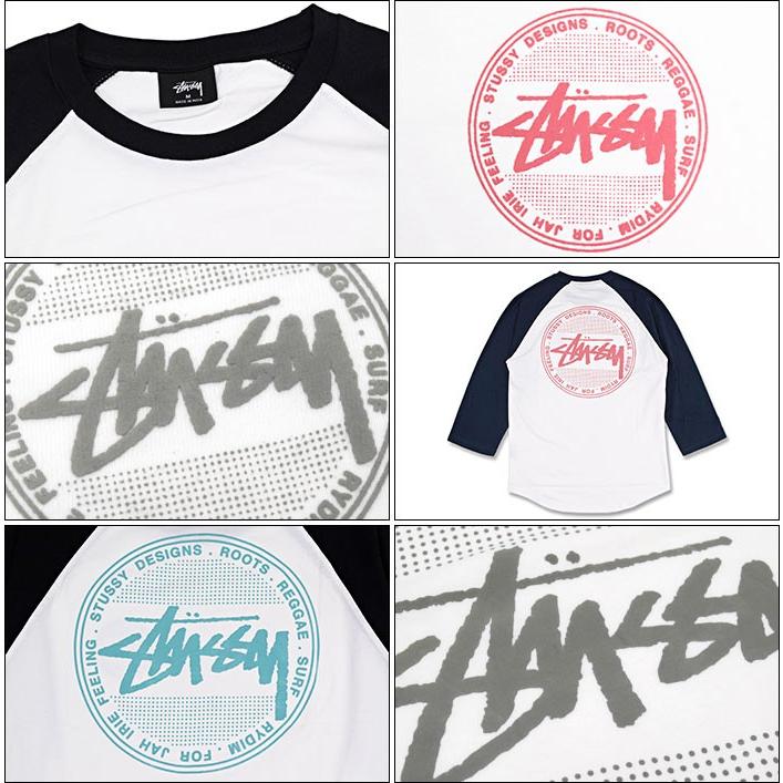 【STUSSY】ベースボールラグラン　七分袖T ストライプ M 楽天市場】ステューシー STUSSY ラグラン 七分袖 メンズ Basic