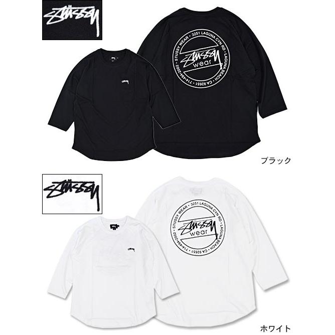 ステューシー STUSSY ラグラン 七分袖 メンズ Laguna Dot Jersey(stussy raglan カットソー トップス 7分袖 男性用 114962)｜icefield｜02