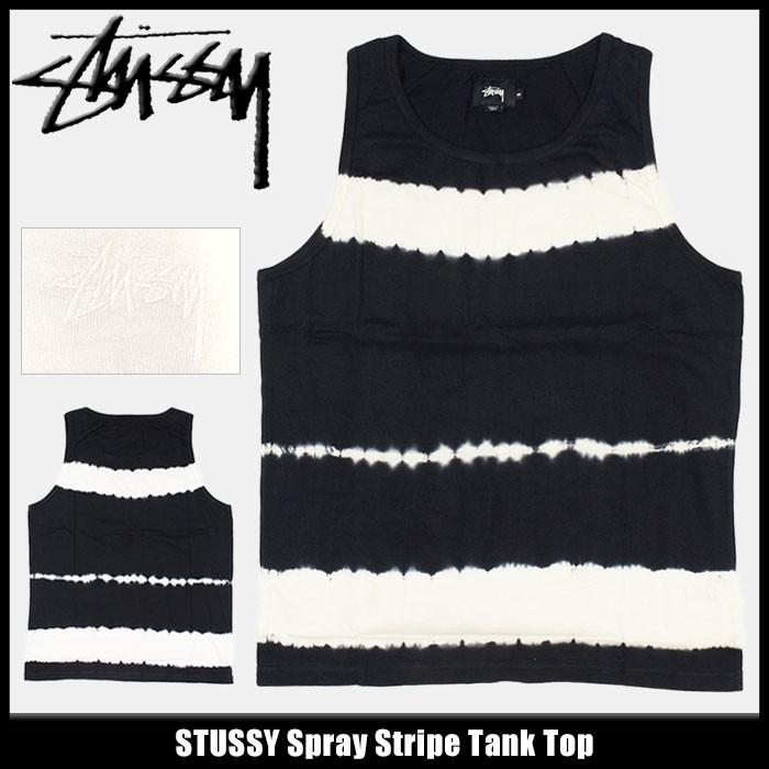 STUSSY（ステューシー） タンクトップ メンズ Spray Stripe(stussy
