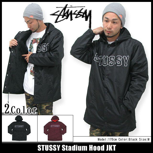 ジャケット・アウター STUSSY STADIUM JACKET STUSSY ステューシー Stadium Hood ジャケット(stussy JKT