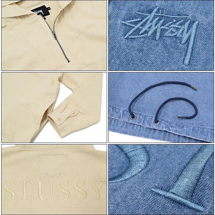 美品　希少王冠ロゴ　Stussy シャンブレー　デニム　ジャケット　ブルゾン Stussyデニムジャケット