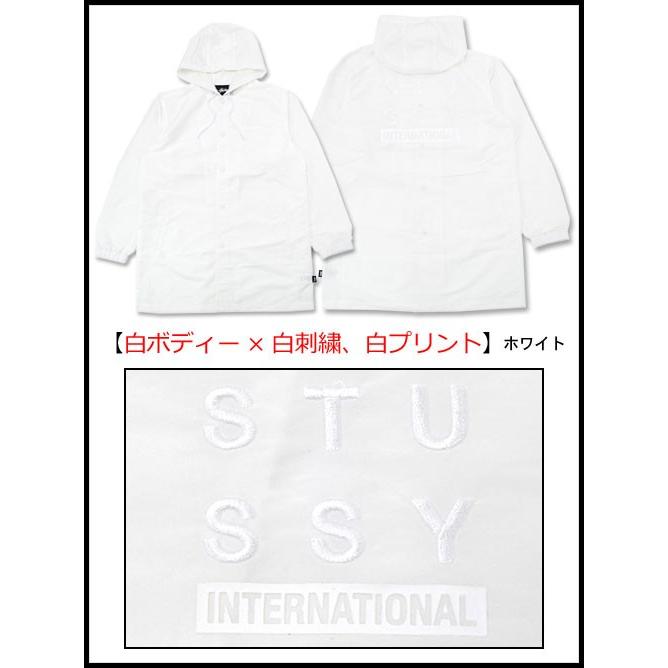 STUSSY（ステューシー） ジャケット メンズ Long Hooded Coach(stussy