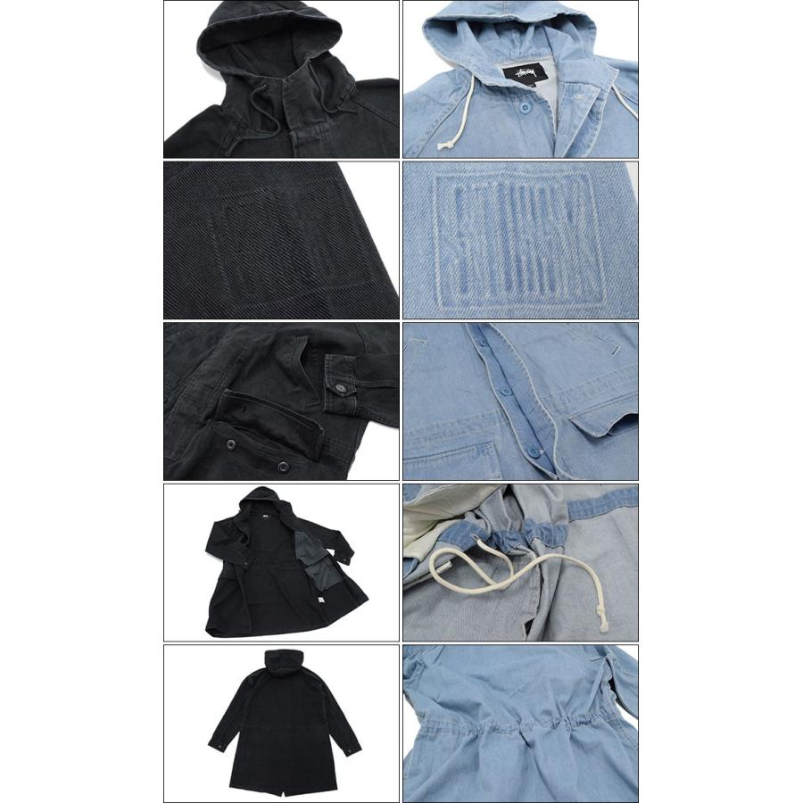 ステューシー STUSSY ジャケット メンズ Denim Parka(stussy JKT デニム アウター ブルゾン 男性用 115301)｜icefield｜03