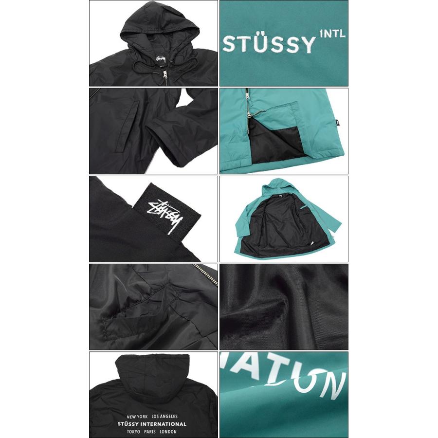 ステューシー STUSSY ジャケット メンズ Insulated Long Hooded Coach(stussy JKT ナイロンジャケット アウター ブルゾン 男性用 115314)｜icefield｜03