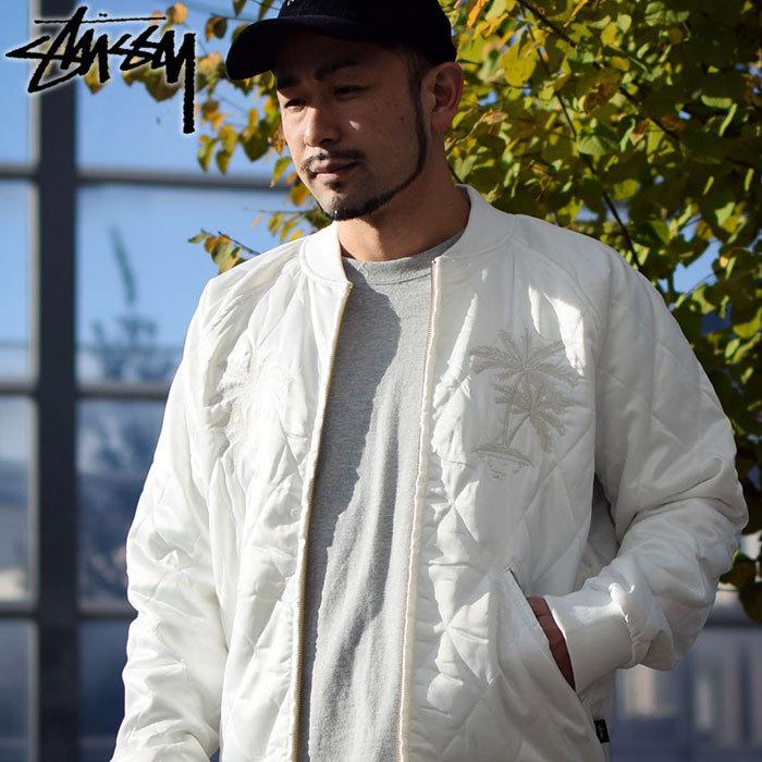 ステューシー ジャケット STUSSY メンズ Satin Palm (stussy JKT