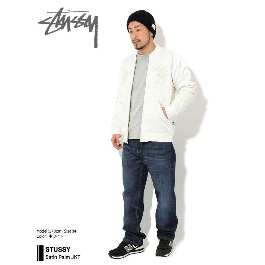 ステューシー ジャケット STUSSY メンズ Satin Palm (stussy JKT スーベニアジャケット スカジャン サテン アウター 115317 USAモデル 正規)｜icefield｜08