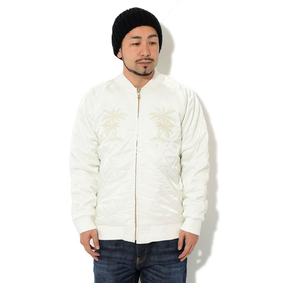 ステューシー ジャケット STUSSY メンズ Satin Palm (stussy JKT スーベニアジャケット スカジャン サテン アウター 115317 USAモデル 正規)｜icefield｜09