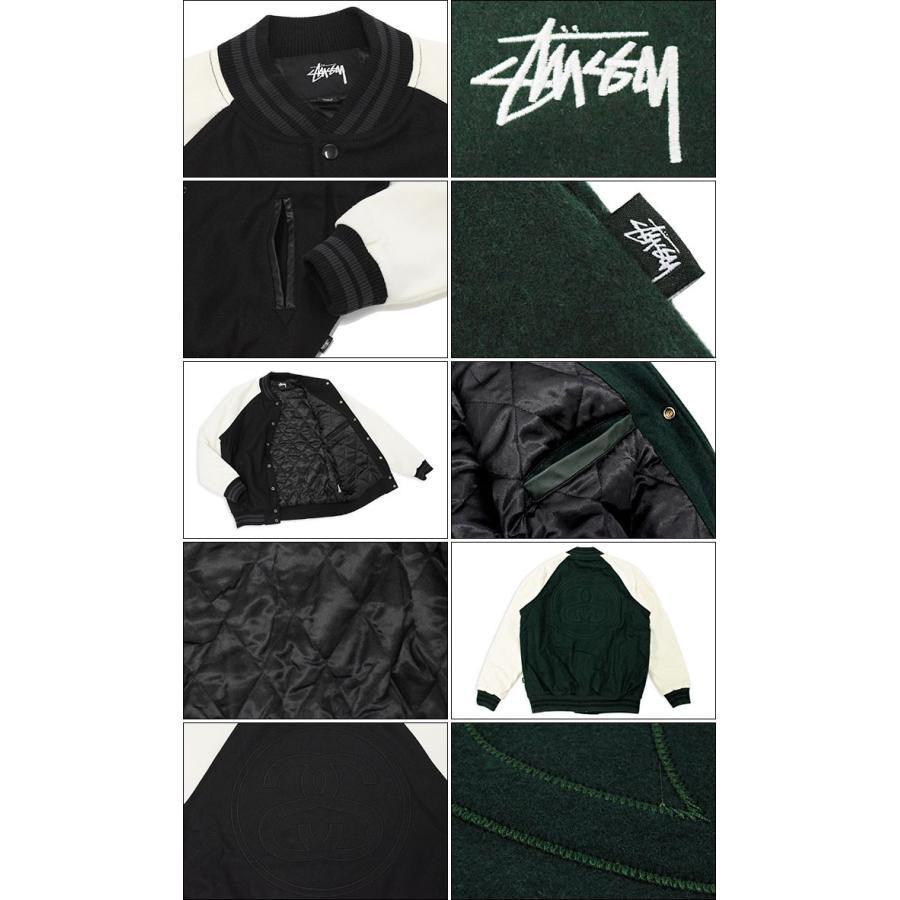 STUSSY ステューシー ジャケット メンズ Two Tone Wool Varsity