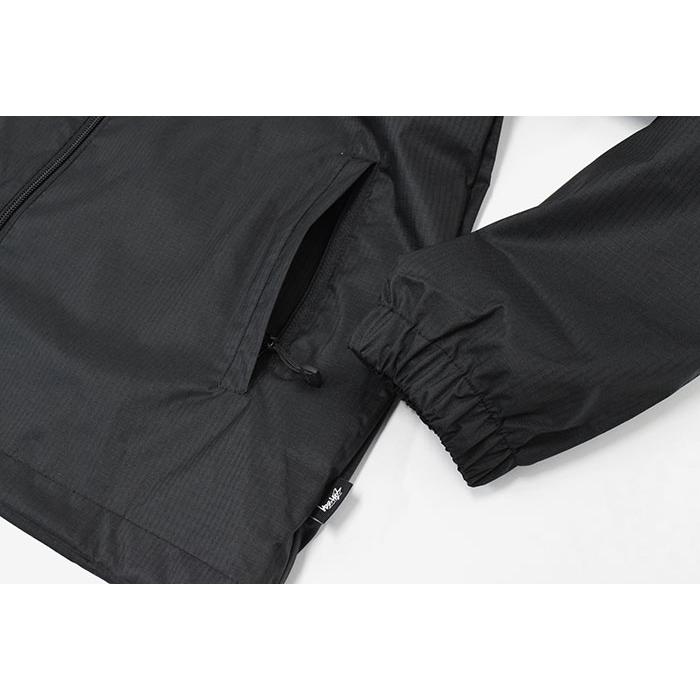 Stussy ブラック ナイロンジャケット stussy(ステューシー) ナイロンジャケット ブラック サイズ SM