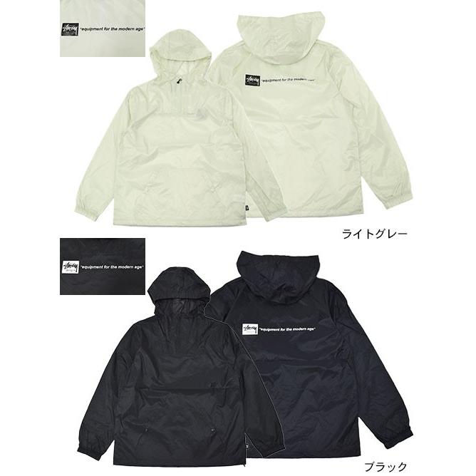 stussy ナイロンジャケット stussy(ステューシー) ナイロンジャケット ブラック サイズ SM