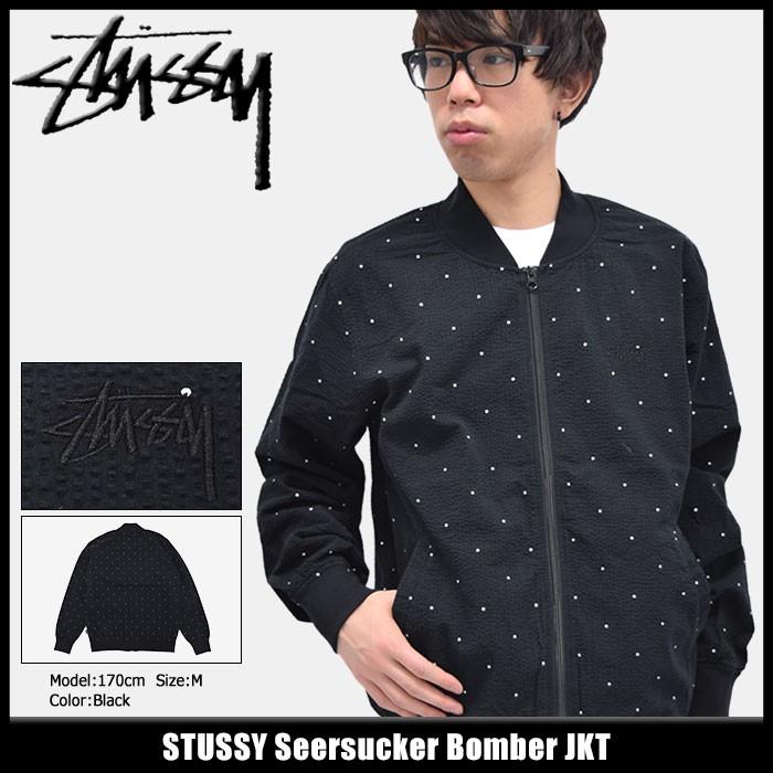 stussyブルゾンジャケット STUSSY ステューシー ジャケット メンズ Seersucker Bomber