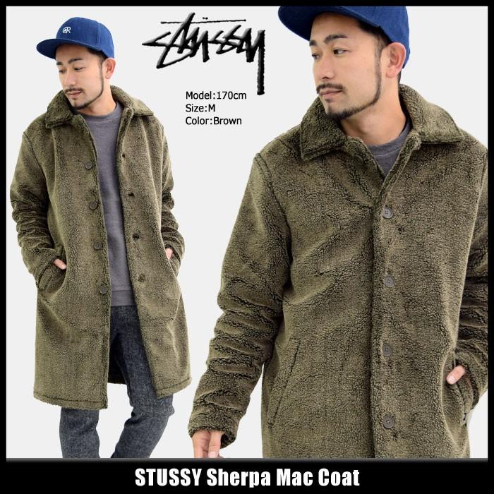 STUSSY ステューシー ジャケット メンズ Sherpa Mac(stussy coat STUSSY ステューシー ジャケット メンズ Sherpa Mac(stussy coat