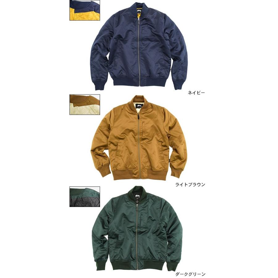 STUSSY ステューシー ジャケット メンズ Emory Satin Bomber STUSSY ステューシー ジャケット メンズ Emory Satin Bomber