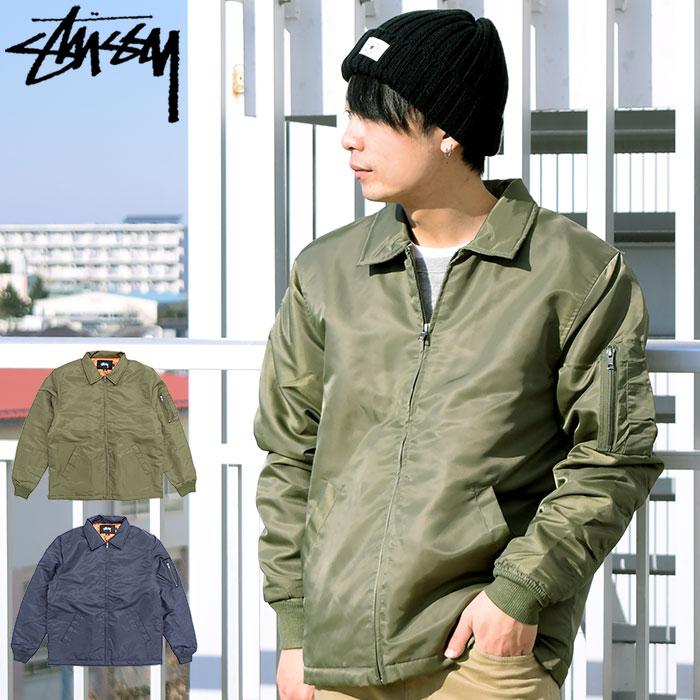 ステューシー ジャケット STUSSY メンズ Flight(stussy JKT フライトジャケット 中綿 アウター ブルゾン 男性用  115367) : stu-115367 : ice field - 通販 - Yahoo!ショッピング