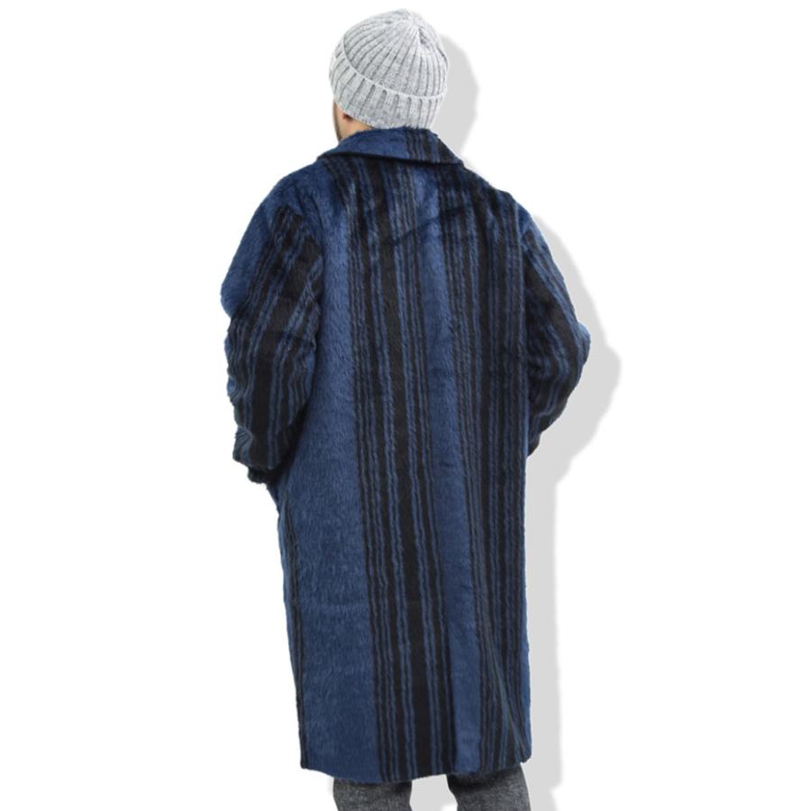 STUSSY ステューシー ジャケット メンズ Stripe Overcoat(stussy
