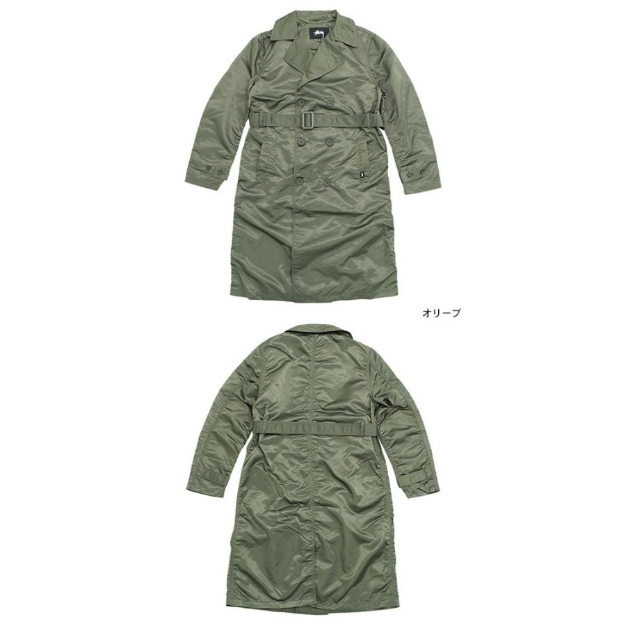 STUSSY ステューシー ジャケット メンズ Flight Satin Trench STUSSY ステューシー ジャケット メンズ Flight Satin Trench