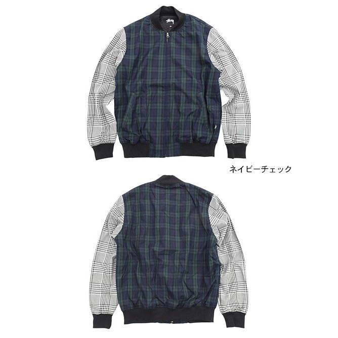 STUSSY ステューシー ジャケット メンズ Mixed Plaid Bomber STUSSY ステューシー ジャケット メンズ Mixed Plaid Bomber