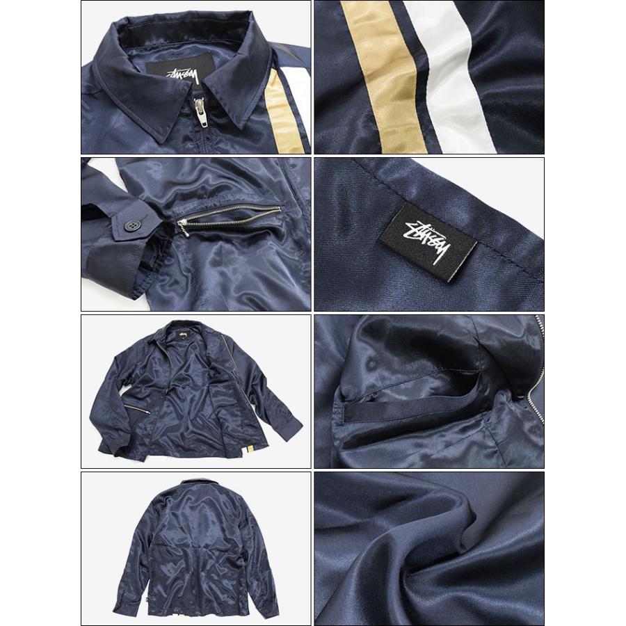 美品 Racing stussy JKTサテン レーシングジャケット ブルゾン STUSSY ステューシー ジャケット メンズ Racing(stussy JKT