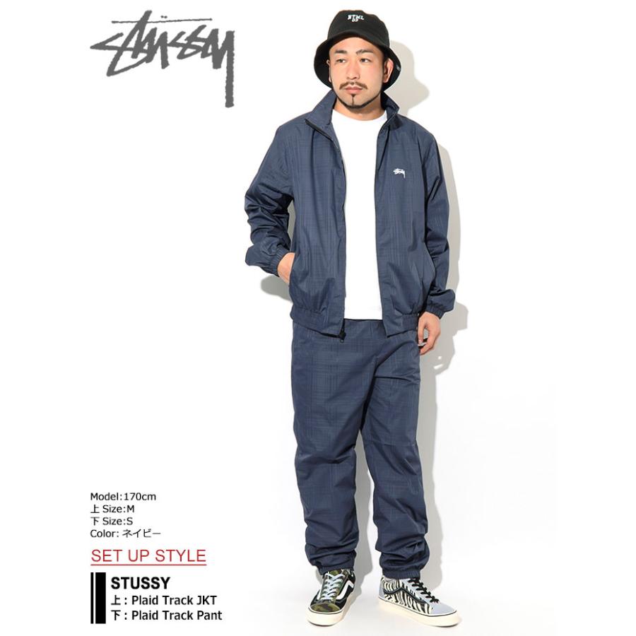 ステューシー ジャケット STUSSY メンズ Plaid Track ( stussy JKT チェック トラックジャケット JACKET アウター  115482 USAモデル 正規 )