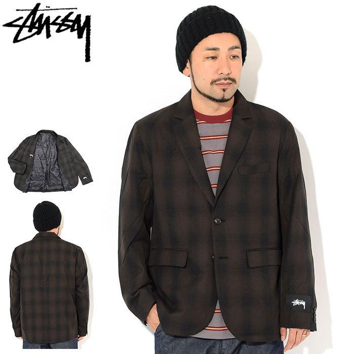 ステューシー ジャケット STUSSY メンズ Shadow Plaid Sport Coat ( stussy JKT テーラード JACKET アウター 男性用 115522 USAモデル 正規 )｜icefield