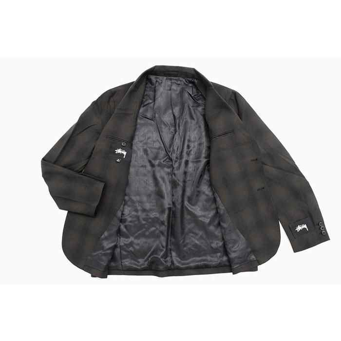 ステューシー ジャケット STUSSY メンズ Shadow Plaid Sport Coat ( stussy JKT テーラード JACKET アウター 男性用 115522 USAモデル 正規 )｜icefield｜13