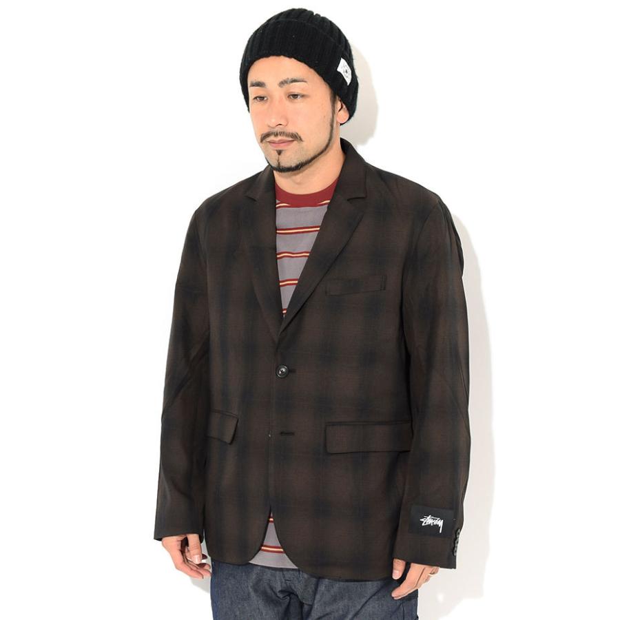 ステューシー ジャケット STUSSY メンズ Shadow Plaid Sport Coat ( stussy JKT テーラード JACKET アウター 男性用 115522 USAモデル 正規 )｜icefield｜03