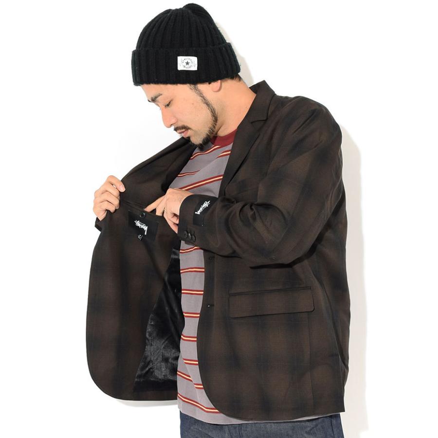 ステューシー ジャケット STUSSY メンズ Shadow Plaid Sport Coat ( stussy JKT テーラード JACKET アウター 男性用 115522 USAモデル 正規 )｜icefield｜04