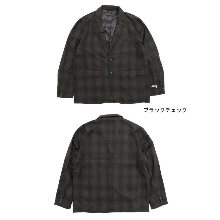 ステューシー ジャケット STUSSY メンズ Shadow Plaid Sport Coat ( stussy JKT テーラード JACKET アウター 男性用 115522 USAモデル 正規 )｜icefield｜07