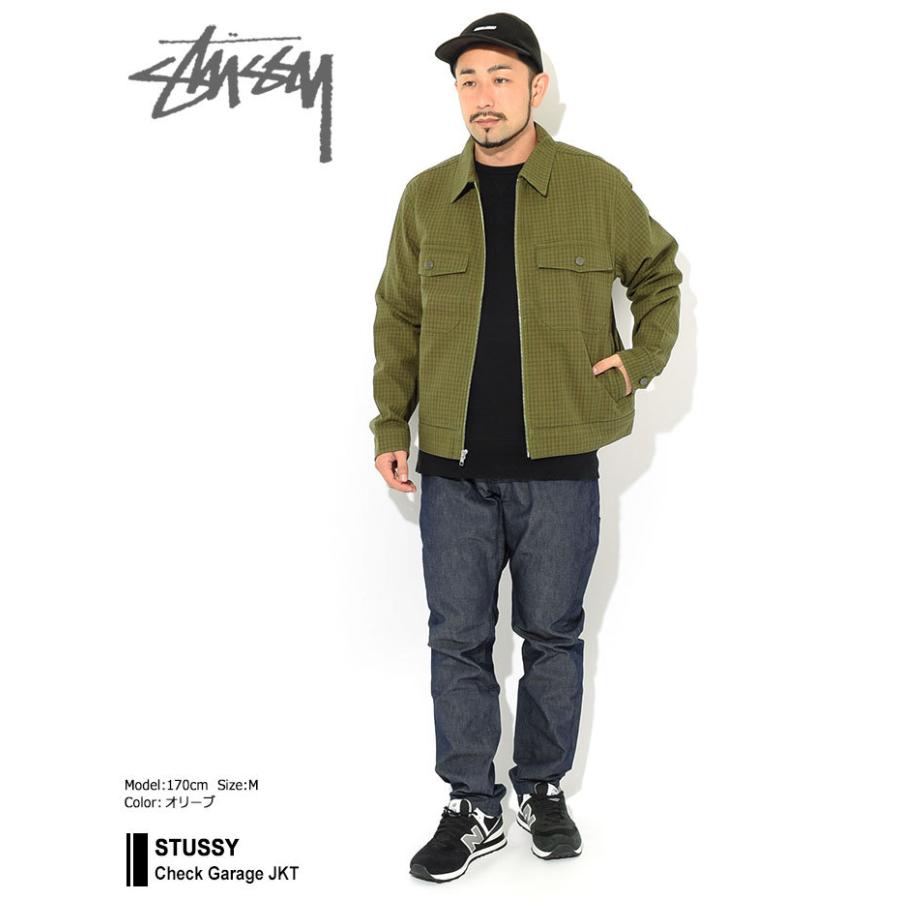 ステューシー ジャケット STUSSY メンズ Check Garage ( stussy JKT ガレージジャケット JACKET アウター 男性用  115534 USAモデル 正規 )