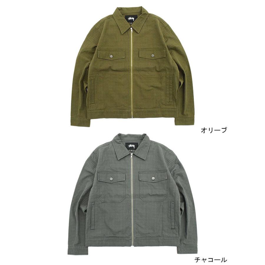 ステューシー ジャケット STUSSY メンズ Check Garage ( stussy JKT ガレージジャケット JACKET アウター 男性用  115534 USAモデル 正規 )