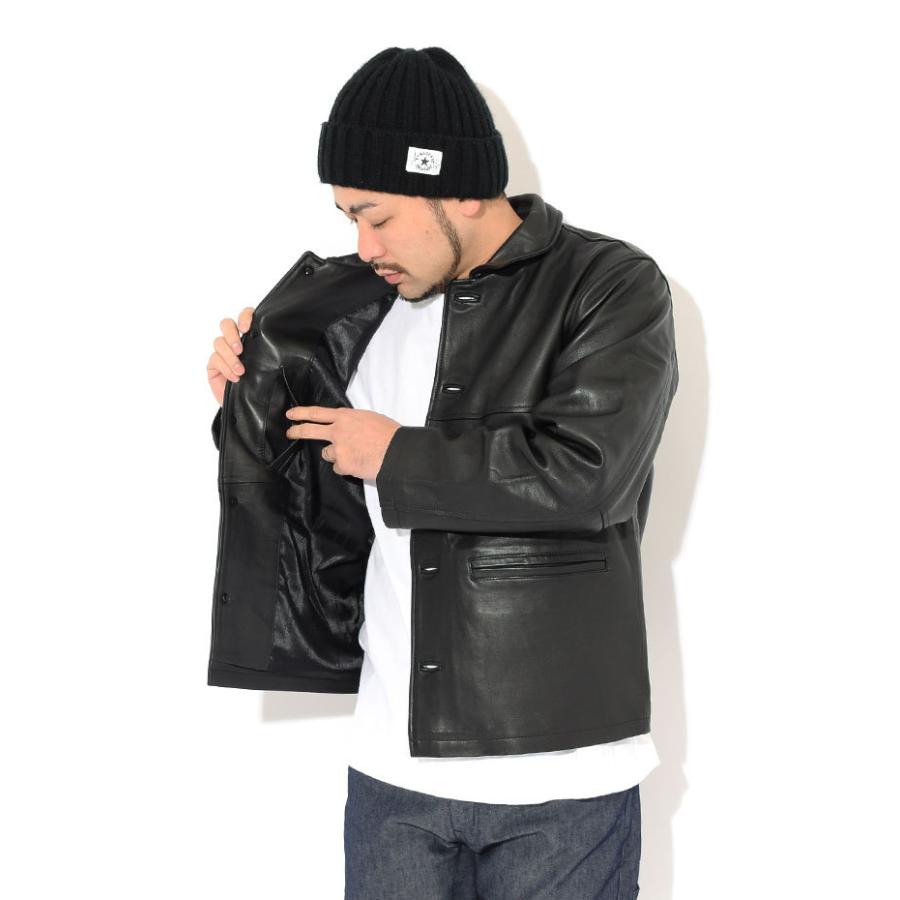 STUSSYレザージャケット Garage Jacket Leather – Black | Outerwear | Stüssy