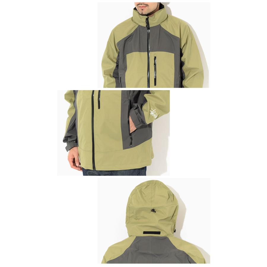 STUSSY ステューシー ジャケット メンズ Taped Seam Rain Shell STUSSY ステューシー ジャケット メンズ Taped Seam Rain Shell