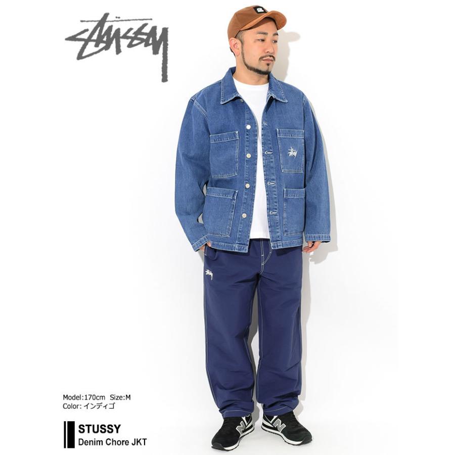 ステューシー ジャケット STUSSY メンズ Denim Chore ( stussy JKT デニムジャケット JACKET アウター 男性用  115570 USAモデル 正規 )