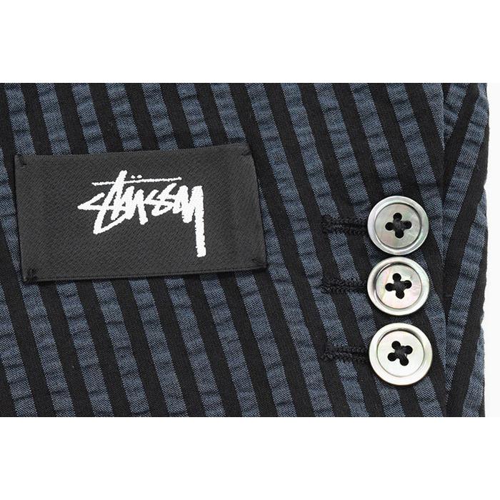 ステューシー ジャケット STUSSY メンズ Stripe Seersucker Sport Coat ( JKT ストライプ シアサッカー テーラード 115577 USAモデル 正規 )｜icefield｜12