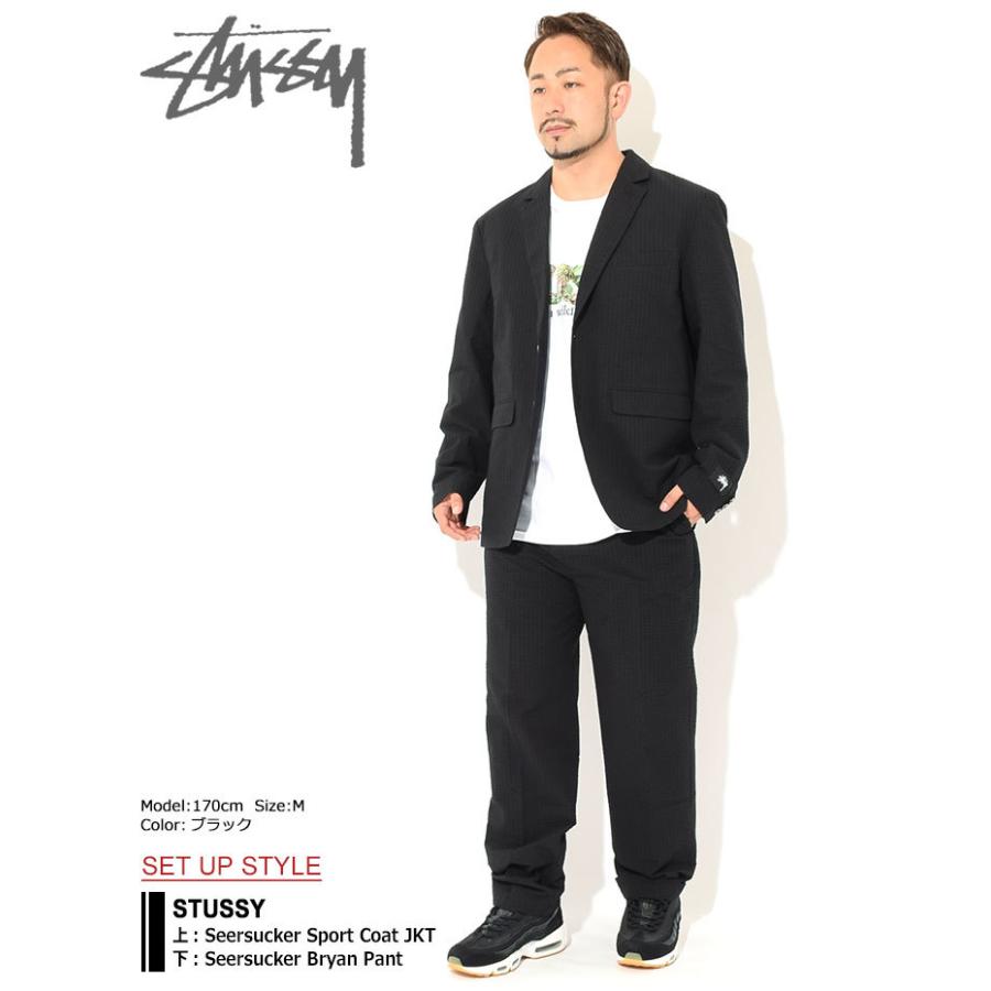 ステューシー ジャケット STUSSY メンズ 21SU Seersucker Sport Coat ( stussy JKT シアサッカー テーラード JACKET 115578 USAモデル 正規 )｜icefield｜03