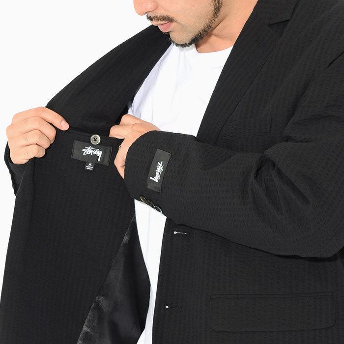 ステューシー ジャケット STUSSY メンズ 21SU Seersucker Sport Coat ( stussy JKT シアサッカー テーラード JACKET 115578 USAモデル 正規 )｜icefield｜07