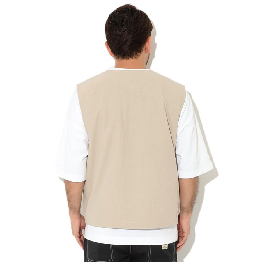 stussyボアベスト STUSSY◇insulated work vest/ベスト/M/ポリエステル/ブラック