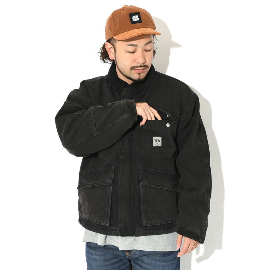 STUSSY ステューシー ジャケット メンズ Washed Canvas Shop STUSSY ステューシー ジャケット メンズ Washed Canvas Shop