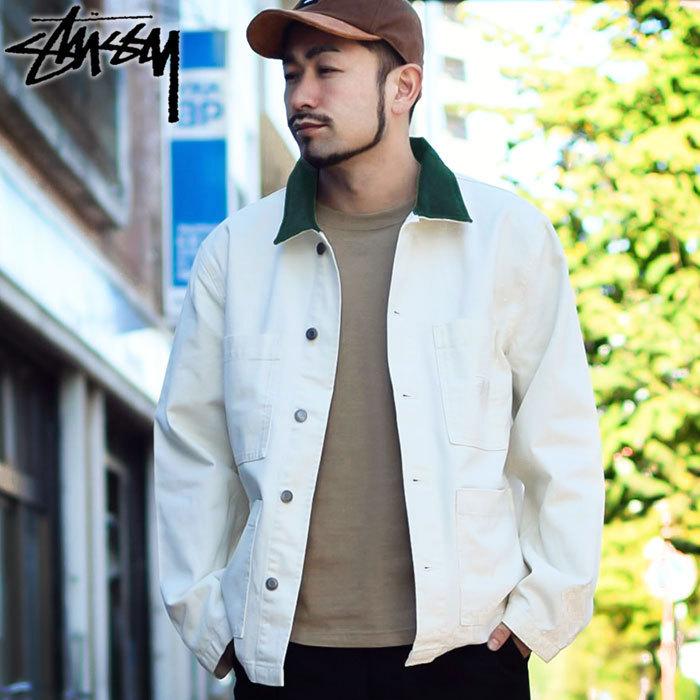 ステューシー ジャケット STUSSY メンズ Cord Collar Canvas Chore