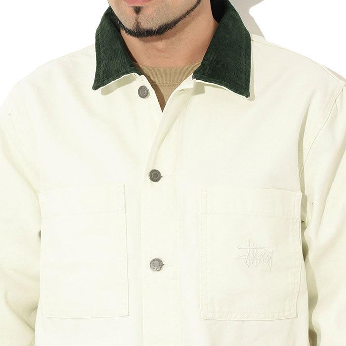 STUSSY ステューシー ジャケット メンズ Cord Collar Canvas