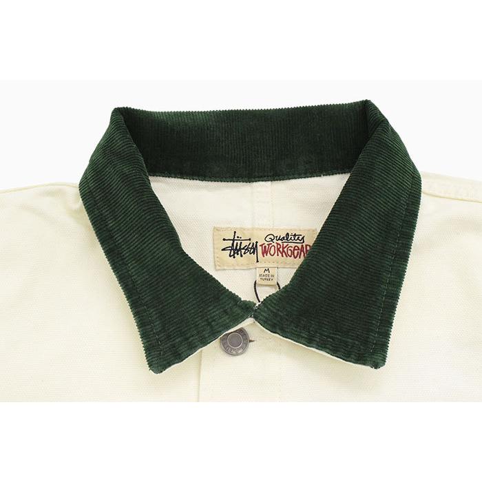 STUSSY ステューシー ジャケット メンズ Cord Collar Canvas
