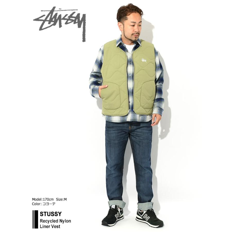 STUSSY ステューシー ジャケット メンズ Recycled Nylon Liner STUSSY ステューシー ジャケット メンズ Recycled Nylon Liner
