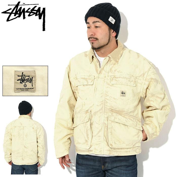 STUSSY ステューシー ジャケット メンズ Distressed Canvas Shop STUSSY ステューシー ジャケット メンズ Distressed Canvas Shop