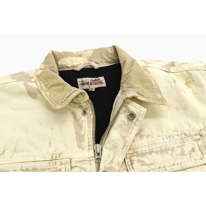 STUSSY ステューシー ジャケット メンズ Distressed Canvas Shop STUSSY ステューシー ジャケット メンズ Distressed Canvas Shop