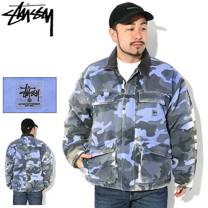 STUSSY ステューシー ジャケット メンズ Spray Dye Canvas Shop STUSSY ステューシー ジャケット メンズ Spray Dye Canvas Shop